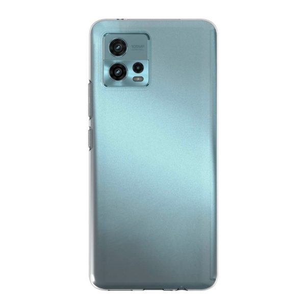 Motorola Moto G72 Fleksibel Plastik Bagside Cover - Gennemsigtig For Discount