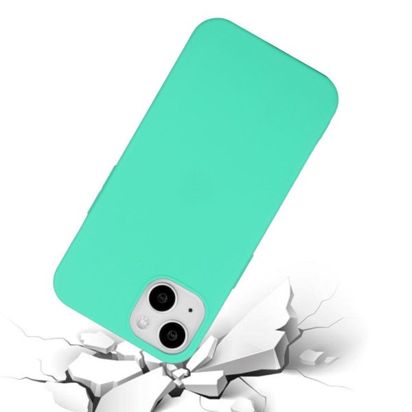 iPhone 15 Mat Fleksibel Plastik Cover - Turkis Cheap