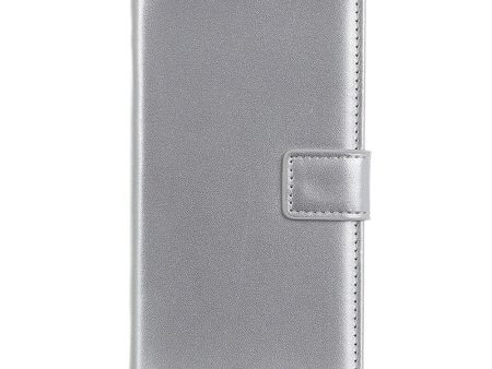 Samsung Galaxy M33 Læder Cover m. Pung & Kickstand - Sølv Online Sale