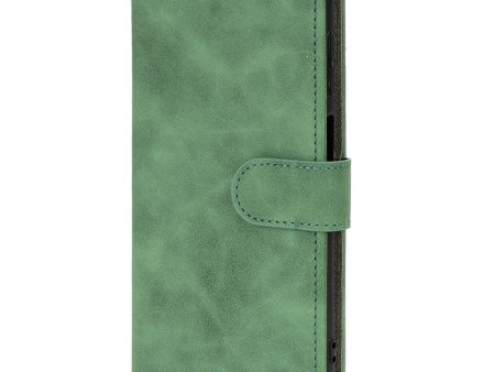 Samsung Galaxy M13 Læder Cover m. Pung og Magnetisk Luk - Grøn Online now