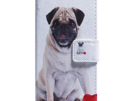 Google Pixel 8 Læder Cover m. Pung & Print - Pug Hot on Sale