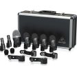 Behringer BC1500 Premium 7-Piece Drum Microphone Set Fashion