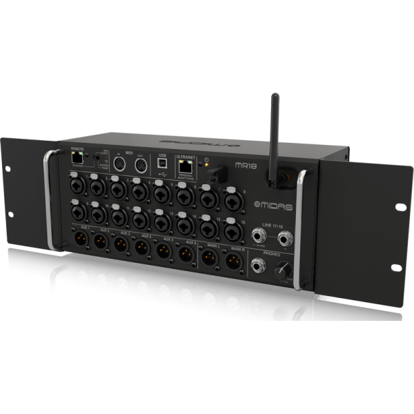 Midas MR18 18-Input Digital Mixer for iPad Android Tablets Online now