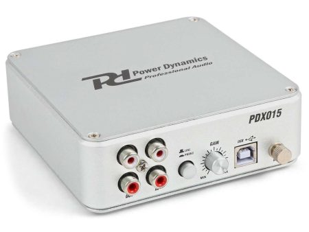 Power Dynamics PDX015 USB Phono Preamp with Software For Cheap