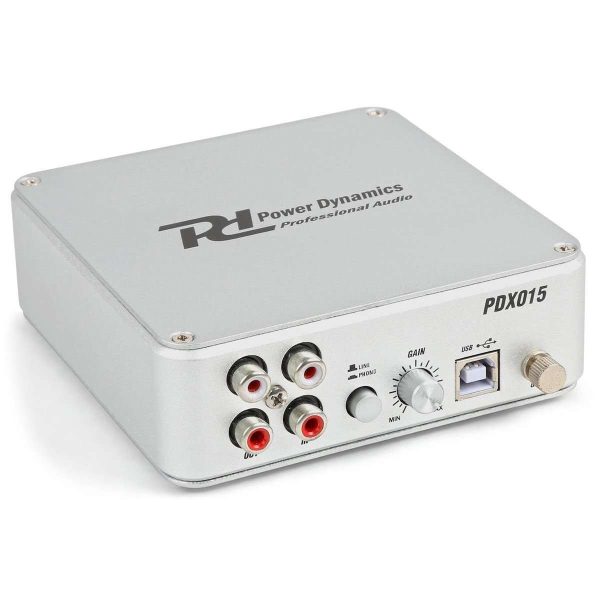 Power Dynamics PDX015 USB Phono Preamp with Software For Cheap