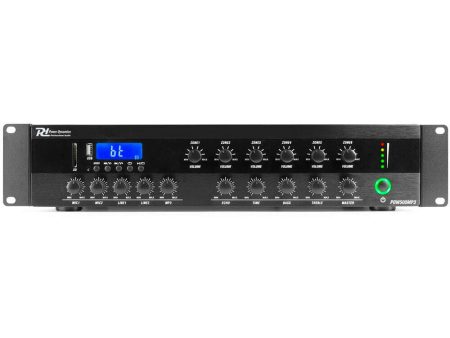 Power Dynamics PDW500MP3 500W 6 Zone Mixer Amplifer For Cheap