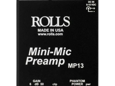 Rolls MP13 Mini Microphone Preamp Online now