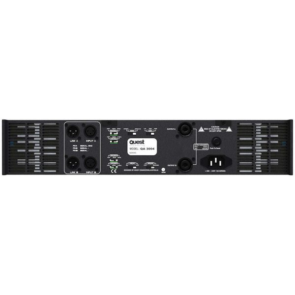 Quest QA4004 Stereo Power Amp 2 x 1700W @ 4 ohm For Discount