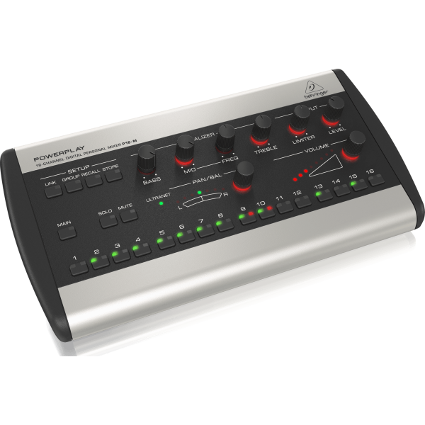 Behringer POWERPLAY P16-M 16-Channel Digital Personal Mixer For Sale