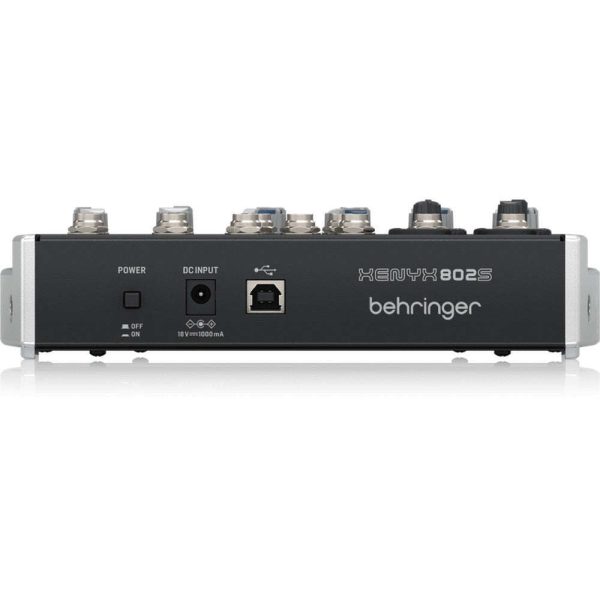 Behringer XENYX 802S Premium Analog 8-Input Mixer with USB Streaming Interface Fashion