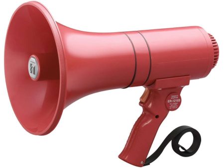 TOA ER1215S 15 Watt (23W Max) Hand Grip Megaphone with Siren Sale