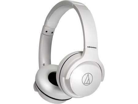 AUDIO-TECHNICA ATH-S220BT WHITE WIRELESS  ON-EAR HEADPHONE Hot on Sale