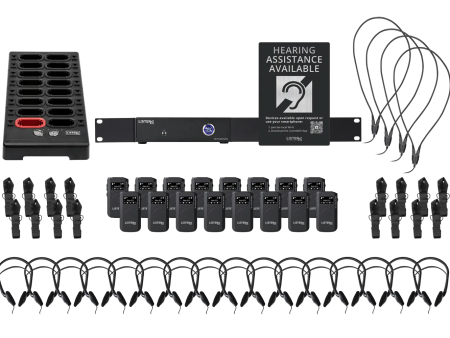 ListenWIFI 2 Channel Wi-Fi System with 16 Receivers (Dante) Online Hot Sale