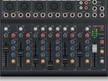 Behringer XENYX 1003B 5 Mic Preamps, 10-Input Mixer with Optional Battery Operation For Discount