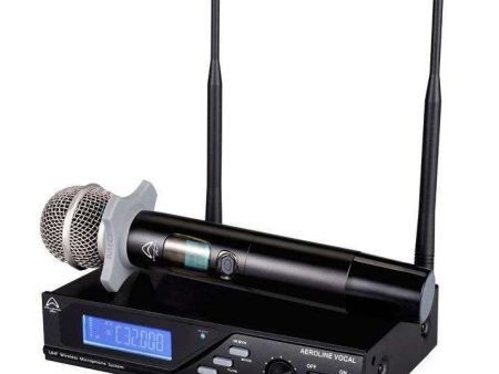 Wharfedale Pro AEROLINE Handheld Wireless Microphone System with 320 selectable channels For Discount