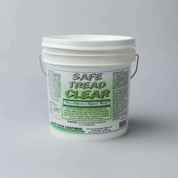 Safe Tread Anti Slip Coating – Clear  Coarse Grit  1 Gallon - (3.8L) Discount