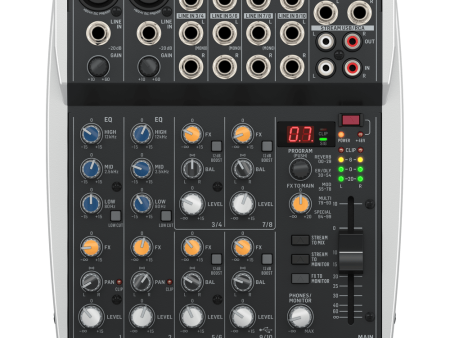 Behringer XENYX 1002SFX 10-Input Mixer with USB & FX For Sale