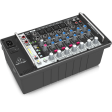 Behringer EUROPOWER PMP500MP3 Ultra-Compact 500-Watt 8-Channel Powered Mixer Supply