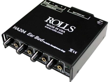 Rolls HA204p Portable Battery Operated Headphone Amp Sale