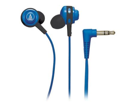 AUDIO-TECHNICA (ATH-CLR100ISBK,BLUE WIRED) For Discount