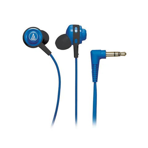 AUDIO-TECHNICA (ATH-CLR100ISBK,BLUE WIRED) For Discount