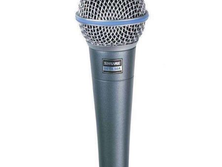 Shure Beta 58A Dynamic Vocal Microphone with FREE K&M Mic Stand & EWI Touring Mic Cable For Cheap