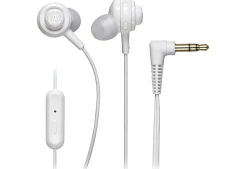 AUDIO-TECHNICA (ATH-CLR100ISBK,WHITE WIRED) For Cheap