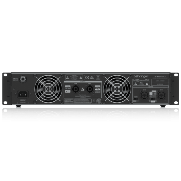 Behringer NX6000 Ultra-Lightweight 6000-Watt Class-D Power Amplifier with SmartSense Online