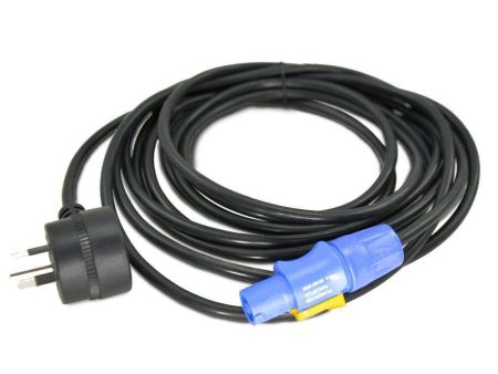 AVE PowerCON with Piggy Back Male Mains 240V Power Lead - 2m or 5m For Cheap