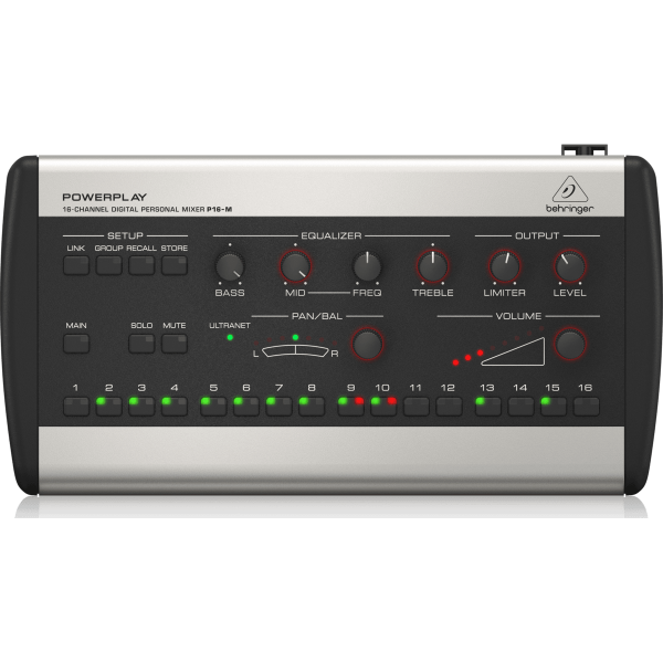 Behringer POWERPLAY P16-M 16-Channel Digital Personal Mixer For Sale