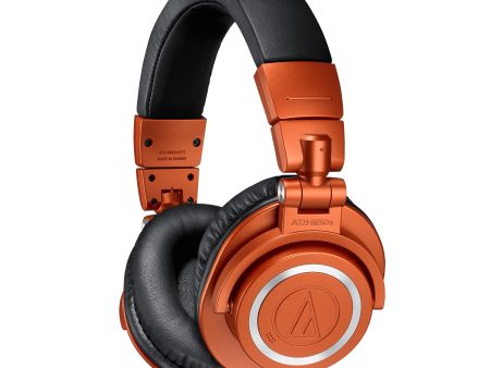 AUDIO-TECHNICA ATH-M50XBT2 GLOW METALLIC ORANGE BLUETOOTH WIRELESS  OVER-EAR HEADPHONE Discount