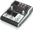 Behringer XENYX 302USB Premium 5-Input Mixer with USB Audio Interface For Sale