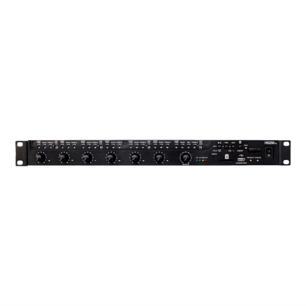 Australian Monitor HS120 V2 Mixer Amplifier 120 watts, Class D, 1RU, 9 Inputs For Discount