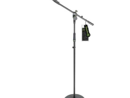 Gravity GMS2322B Round Base Microphone Stand with Telescopic Boom For Discount