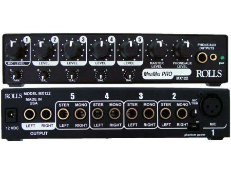 Rolls MX122 MiniMix Pro Mic Source Mixer Online