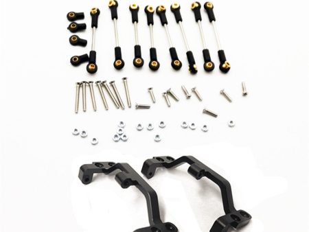 1 Set MN-90 1 12 Upgraded Rc Car Spare Parts Metal Linking Holder + Connecting Rod Supply