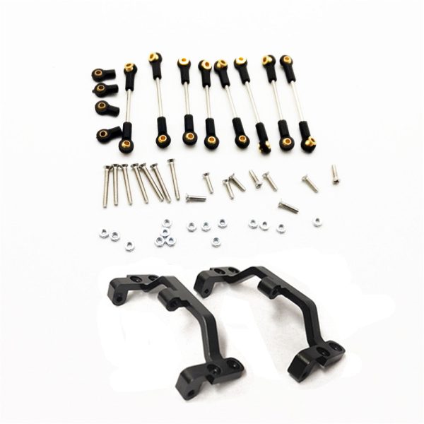 1 Set MN-90 1 12 Upgraded Rc Car Spare Parts Metal Linking Holder + Connecting Rod Supply