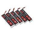 5Pcs URUAV 3.8V 550mAh 50 100C 1S HV 4.35V PH2.0 Lipo Battery for Emax Tinyhawk Kingkong LDARC TINY Tinyhawk S Eachine Trashcan Online Hot Sale