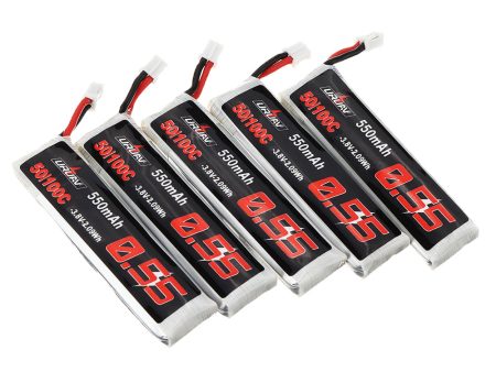 5Pcs URUAV 3.8V 550mAh 50 100C 1S HV 4.35V PH2.0 Lipo Battery for Emax Tinyhawk Kingkong LDARC TINY Tinyhawk S Eachine Trashcan Online Hot Sale