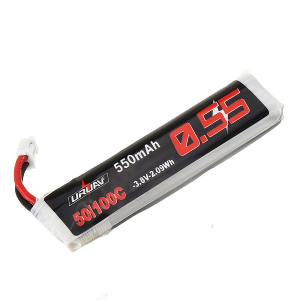 5Pcs URUAV 3.8V 550mAh 50 100C 1S HV 4.35V PH2.0 Lipo Battery for Emax Tinyhawk Kingkong LDARC TINY Tinyhawk S Eachine Trashcan Online Hot Sale