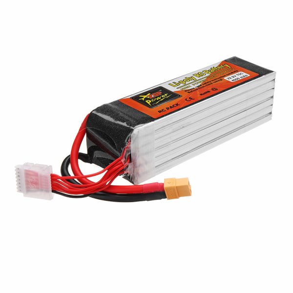 ZOP POWER 22.2V 4000mAh 70C 6S Lipo Battery With XT60 Plug Online Sale