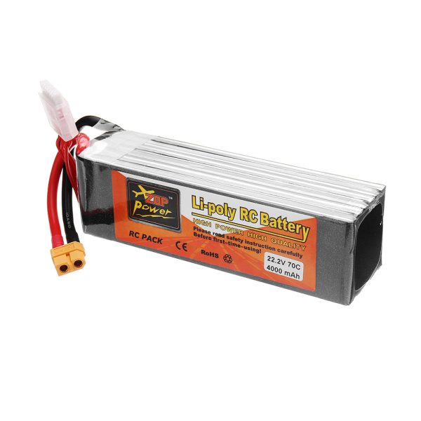 ZOP POWER 22.2V 4000mAh 70C 6S Lipo Battery With XT60 Plug Online Sale