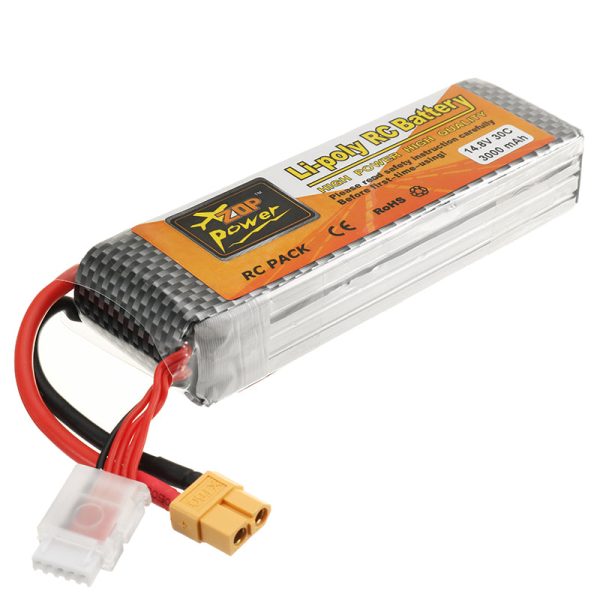 ZOP Power 14.8V 3000mah 30C 4S Lipo Battery XT60 Plug for RC Quadcopter Cheap