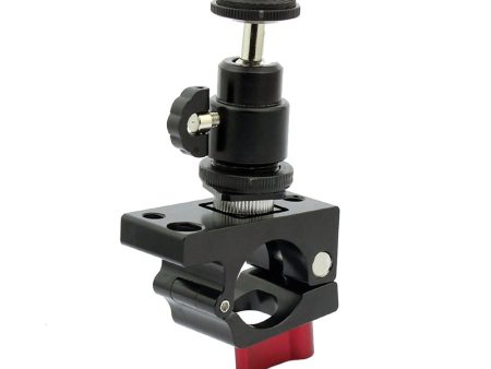 1 4 Screw Hot Shoe Ball Head Gimbal With 25mm-27mm Tube Clamp Clip Monitor Holder For DJI Ronin-M Discount