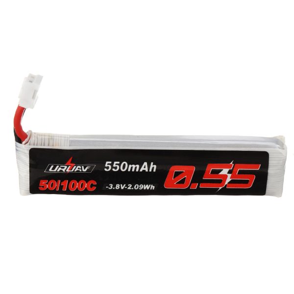 5Pcs URUAV 3.8V 550mAh 50 100C 1S HV 4.35V PH2.0 Lipo Battery for Emax Tinyhawk Kingkong LDARC TINY Tinyhawk S Eachine Trashcan Online Hot Sale