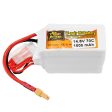 ZOP Power 14.8V 1000mAh 70C 4S Lipo Battery XT30 Plug For RC Drone Online Sale