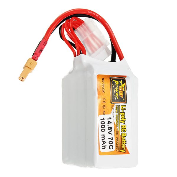 ZOP Power 14.8V 1000mAh 70C 4S Lipo Battery XT30 Plug For RC Drone Online Sale