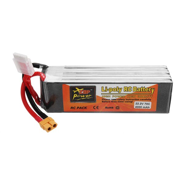 ZOP POWER 22.2V 4000mAh 70C 6S Lipo Battery With XT60 Plug Online Sale