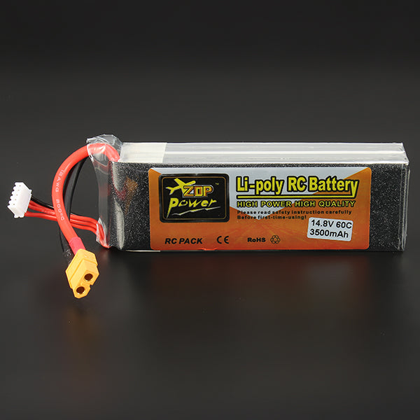 ZOP Power 14.8V 3500mAh 4S 60C Lipo Battery XT60 Plug Hot on Sale