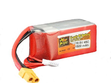 ZOP Power 18.5V 1500mAh 5S 45C Lipo Battery XT60 Plug Discount